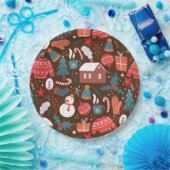 Kerstmis Papieren Bordje (Feest)