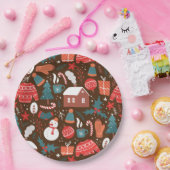 Kerstmis Papieren Bordje (Feest)