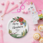 Kerstmis Papieren Bordje (Feest)