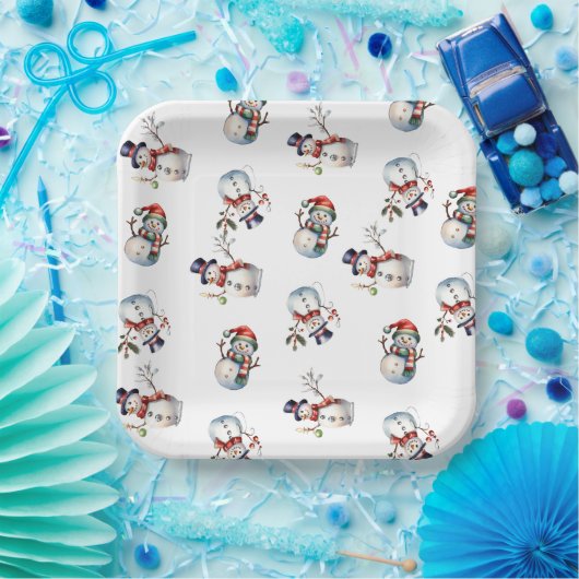 Kerstmis Papieren Bordje (Feest)