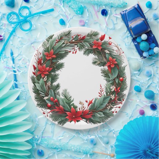 Kerstmis Papieren Bordje (Feest)