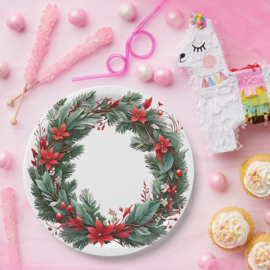 Kerstmis Papieren Bordje (Feest)