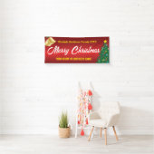 Kerstmis parade of display spandoek (Insitu)