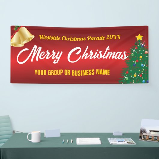 Kerstmis parade of display spandoek (Beurs)