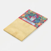 KERSTMIS PARCHMENT IN RETRO-STIJL POST-IT® NOTES (Schuin)