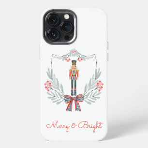 Kerstmis Pastel Lichtblauwe Notenkraker Vakantie iPhone 13 Pro Max Hoesje