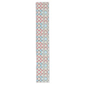 Kerstmis patchwork ster lange tafelloper (Voorkant)