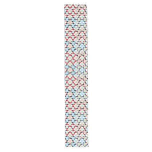 Kerstmis patchwork ster lange tafelloper (Voorkant)
