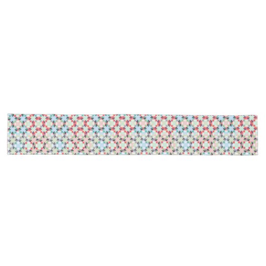 Kerstmis patchwork ster lange tafelloper (Horizontaal)