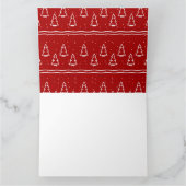 Kerstmis Patroon 116 Kaart (Binnen)