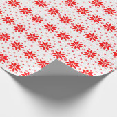 Kerstmis patroon 5 cadeaupapier (Hoek)