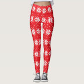 Kerstmis patroon 5 leggings (Voorkant)