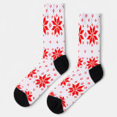 Kerstmis patroon 5 sokken (Links)