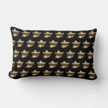Kerstmis - Patroon Black Gold Festive Elegant