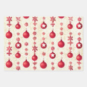 Kerstmis patroon glitter geweldig voor inpakpapier vel (Voorkant 3)