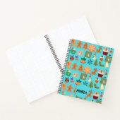 Kerstmis patroon notitieboek (Binnen)