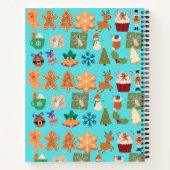 Kerstmis patroon notitieboek (Achterkant)