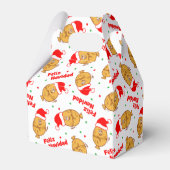 Kerstmis Pattern Bedankdoosjes (Achterkant)