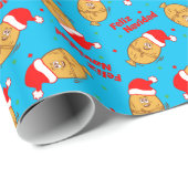 Kerstmis Pattern Cadeaupapier (Rol Hoek)