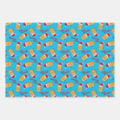 Kerstmis Pattern Inpakpapier Vel (Voorkant)