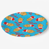 Kerstmis Pattern Papieren Bordje (Gekanteld)