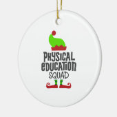 Kerstmis PE Leerlichamelijke opvoeding Keramisch Ornament (Links)