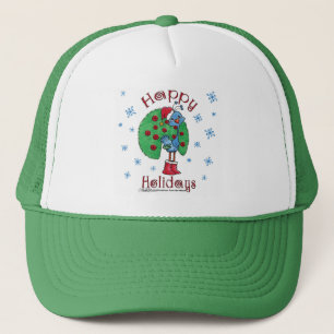 Kerstmis Peacock Trucker Pet
