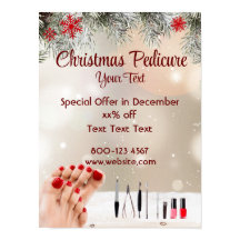 Kerstmis Pedicure Speciale Aanbieding