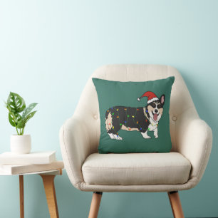 Kerstmis Pembroke Welsh Corgi Kussen