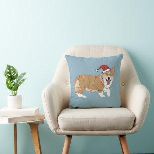 Kerstmis Pembroke Welsh Corgi Kussen