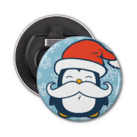 Kerstmis Penguin Mustache Trend