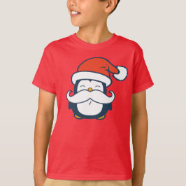 Kerstmis Penguin Mustache Trend T-shirt