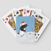 Kerstmis, Penguin-spelgolf Pokerkaarten (Achterkant)