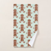 Kerstmis Peperkoek Badhanddoeken Set Cadeau Bad Handdoek (Handdoek)