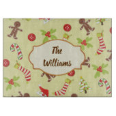 Kerstmis peperkoek mannen snijplank (Voorkant)