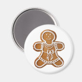 Kerstmis peperkoek Vrouw Magneet (Voorkant / Achterkant)