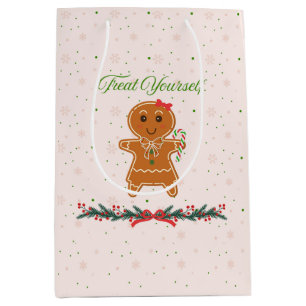 Kerstmis peperkoek Vrouw Medium Cadeauzakje