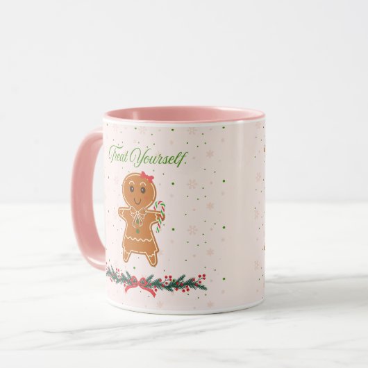 Kerstmis peperkoek Vrouw Mok (Voorkant links)