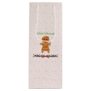 Kerstmis peperkoek Vrouw Wijn Cadeautas