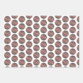 Kerstmis pepermunt Hot cacao sneeuwman Inpakpapier Vel (Voorkant 3)