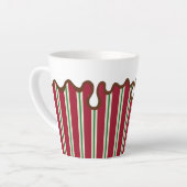 Kerstmis Pepermunt Koffiekop Latte Mok (Linkerhoek)