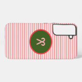 Kerstmis/pepermunt Samsung Galaxy Hoesje (Achterkant horizontaal)