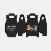 Kerstmis personaliseren bedankdoosjes (Uitgevouwen)