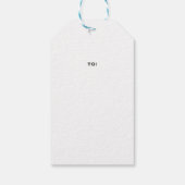 Kerstmis, persoonlijk cadeaulabel (Achterkant)