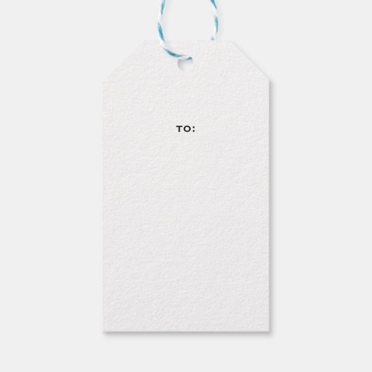 Kerstmis, persoonlijk cadeaulabel (Achterkant)