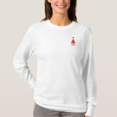 Kerstmis Persoonlijk Rode Geruite T-Shirt (Voorkant)