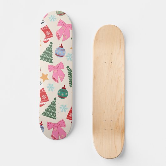 Kerstmis Persoonlijk Skateboard (Voorkant)