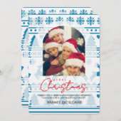 Kerstmis Persoonlijke Foto Kaart (Voorkant / Achterkant)