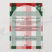 Kerstmis Persoonlijke Foto Kaart (Achterkant)