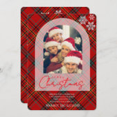 Kerstmis Persoonlijke Fotokaart Kaart (Voorkant / Achterkant)
